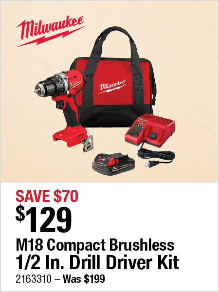 M18 Compact Brushless 1/2 In. Drill Driver Kit